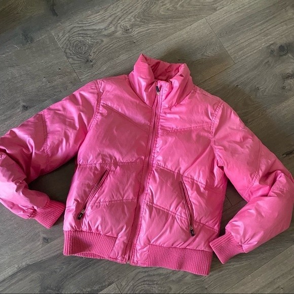Victoria's Secret Jackets & Blazers - Victoria’s Secret Sport Hot Pink Down Feather Puffer Jacket Size Medium